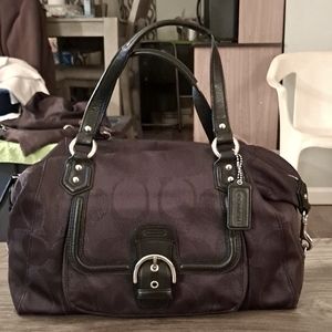 Coach Campbell Belle Signature Satchel/Shoulder Bag